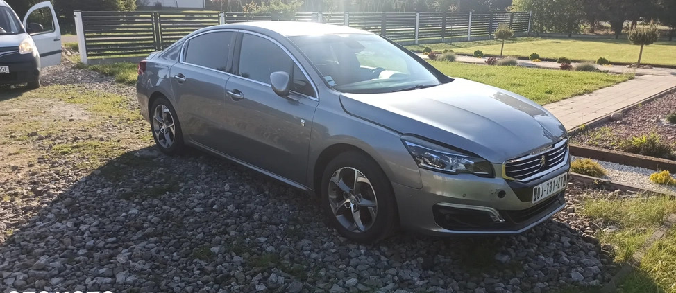 Peugeot 508 cena 31900 przebieg: 230000, rok produkcji 2014 z Rawicz małe 277